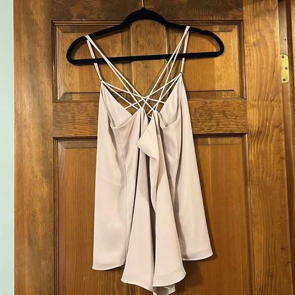 Express Strappy Light Pink Tank, Medium - Picture 2 of 2